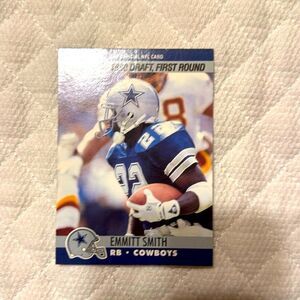 1990 pro set rookie draft hall of fame emmitt smith #685